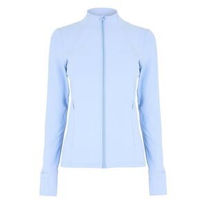 USA Pro Womens/Ladies Core Fitness Track Top / Brunnera Blue